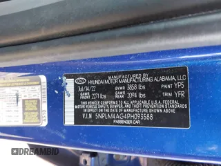 2023 Hyundai Elantra SEL z VIN 5NPLM4AG4PH093588, wystawiony jako IAAI lot #41301617 z przebiegiem 40 322 mil mil oraz . Historia ofert i sprzedaży dostępna na DreamBid. Obrazek 9.