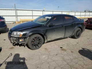 2014 Dodge Avenger SE with VIN 1C3CDZAB5EN188972, listed as a Copart auction lot 53466165 with 158,326 mi miles and Salvage Title. Bid and sale history available at DreamBid. Image 1.