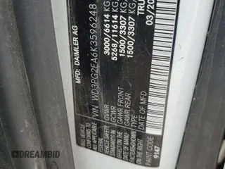 2019 Mercedes-Benz Metris Cargo z VIN WD3PG2EA6K3596248, wystawiony jako Copart lot #61276835 z przebiegiem 183 221 mil mil oraz Szkoda całkowita • Salvage title. Historia ofert i sprzedaży dostępna na DreamBid. Obrazek 12.