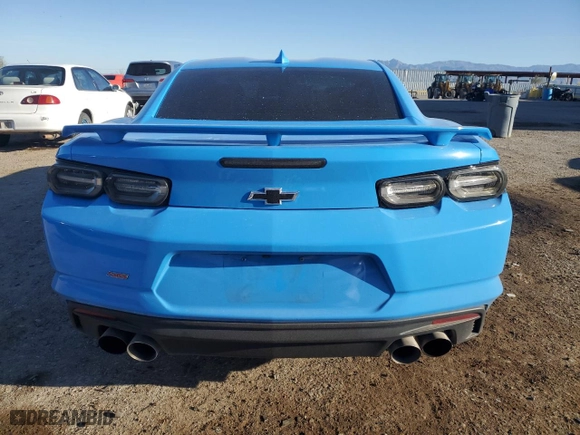 2022 Chevrolet Camaro 1SS with VIN 1G1FF1R71N0103720, listed as a Copart auction lot 49861045 with 32,125 mi miles and Salvage Title. Bid and sale history available at carsss.com. Image 6.