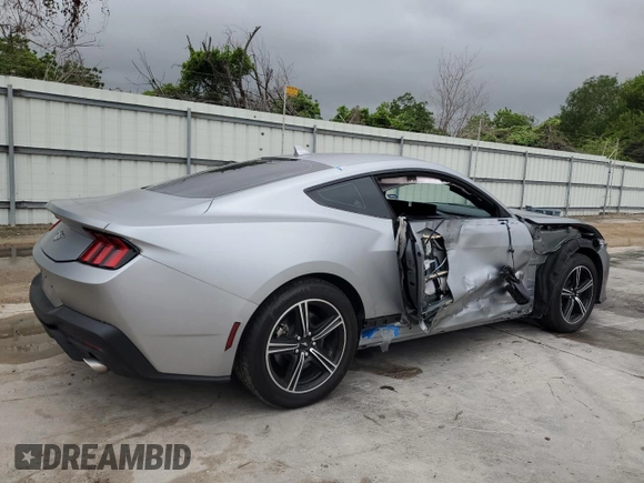 2024 Ford Mustang EcoBoost with VIN 1FA6P8TH9R5138602, listed as a Copart auction lot 56148965 with 4,919 mi miles and Salvage title. Bid and sale history available at DreamBid. Image 3.