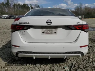 2022 Nissan Sentra SV with VIN 3N1AB8CV0NY287652, listed as a Copart auction lot 50783985 with 77,033 mi miles and Salvage Title. Bid and sale history available at carsss.com. Image 6.