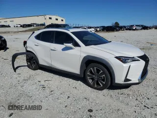 2020 Lexus UX 200 with VIN JTHX3JBH1L2022417, listed as a Copart auction lot 45289855 with 63,664 mi miles and Salvage title. Bid and sale history available at DreamBid. Image 4.