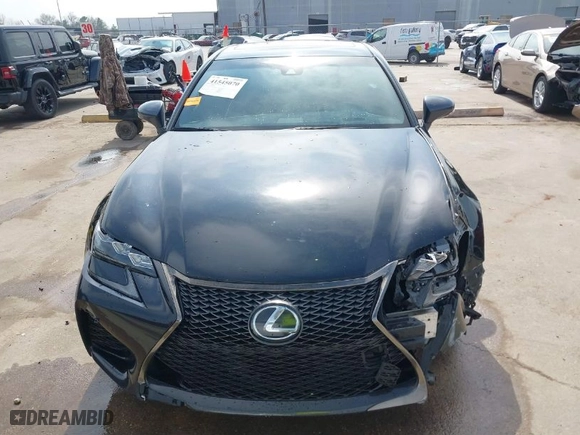 2017 Lexus GS F with VIN JTHBP1BL0HA002143, listed as a IAAI auction lot 41545070 with 1 mi miles. Bid and sale history available at carsss.com. Image 11.
