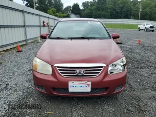 2007 Kia Spectra EX with VIN KNAFE121475430339, listed as a Copart auction lot 63690554 with 155,855 mi miles and Salvage Title. Bid and sale history available at carsss.com. Image 5.