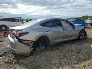 2021 Lexus ES 350 F Sport with VIN 58AGZ1B18MU092235, listed as a Copart auction lot 57980725 with 52,084 mi miles and Non repairable. Bid and sale history available at DreamBid. Image 3.