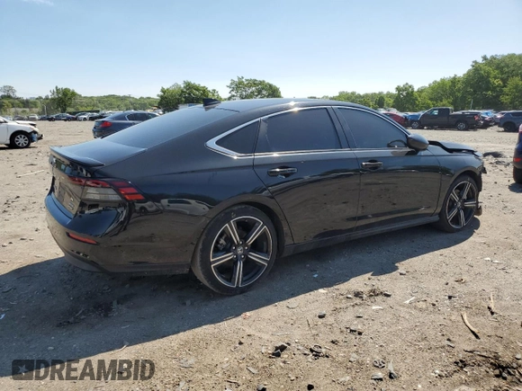 2024 Honda Accord Sport with VIN 1HGCY2F57RA014295, listed as a Copart auction lot 58748875 with 23,422 mi miles and Salvage title. Bid and sale history available at DreamBid. Image 3.