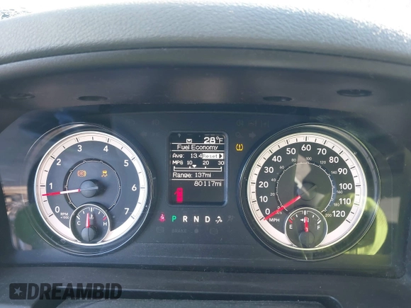 2018 Ram 1500 Express with VIN 1C6RR7FG8JS334512, listed as a IAAI auction lot 41868580 with 80,117 mi miles and . Bid and sale history available at DreamBid. Image 7.