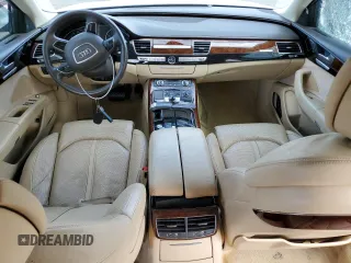 2013 Audi A8 L 4.0L with VIN WAUR2AFD2DN012478, listed as a Copart auction lot 49733565 with 115,323 mi miles and Salvage Title. Bid and sale history available at carsss.com. Image 8.
