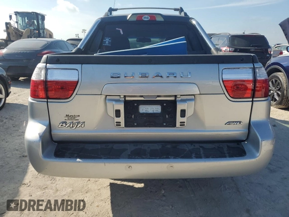 2006 Subaru Baja Special Sports с VIN 4S4BT62C867107464, выставлен на аукционе Copart как лот 76409924 с пробегом Не указан миль и Списание • Salvage title. История ставок и продаж доступна на DreamBid. Изображение 6.