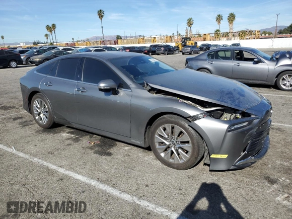 2023 Toyota Mirai XLE with VIN JTDAAAAA5PA009960, listed as a Copart auction lot 42358475 with 33,704 mi miles and Salvage Title. Bid and sale history available at DreamBid. Image 4.