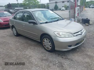 2004 Honda Civic LX z VIN 2HGES16564H593598, wystawiony jako IAAI lot #42372097 z przebiegiem 124 835 mil mil oraz . Historia ofert i sprzedaży dostępna na DreamBid. Obrazek 1.