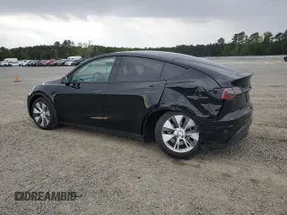 2022 Tesla Model Y Long Range with VIN 7SAYGDEE9NF436674, listed as a Copart auction lot 51478395 with 47,355 mi miles and Salvage Title. Bid and sale history available at carsss.com. Image 2.