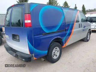 2010 Chevrolet Express Cargo Van with VIN 1GCZGFBA5A1170099, listed as a IAAI auction lot 42155958 with 400,854 mi miles. Bid and sale history available at carsss.com. Image 4.