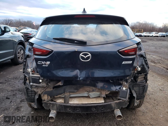 2019 Mazda CX-3 Sport with VIN JM1DKFB71K1450746, listed as a Copart auction lot 86714704 with 60,400 mi miles and Salvage Title. Bid and sale history available at carsss.com. Image 6.