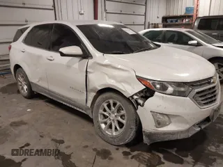 2020 Chevrolet Equinox LT with VIN 2GNAXUEV4L6228503, listed as a IAAI auction lot 41637102 with 119,307 mi miles. Bid and sale history available at carsss.com. Image 1.