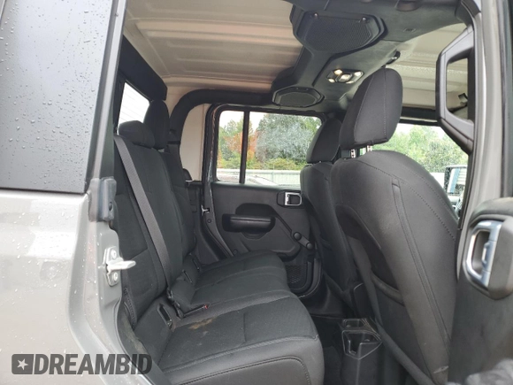 2021 Jeep Gladiator Sport S с VIN 1C6HJTAG1ML599287, выставлен на аукционе Copart как лот 71597864 с пробегом 23 186 миль миль и Списание • Salvage title. История ставок и продаж доступна на DreamBid. Изображение 10.