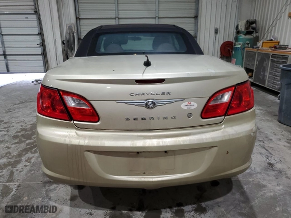 2010 Chrysler Sebring LX with VIN 1C3BC4EB0AN139961, listed as a Copart auction lot 81039864 with 197,923 mi miles and Salvage Title. Bid and sale history available at carsss.com. Image 6.