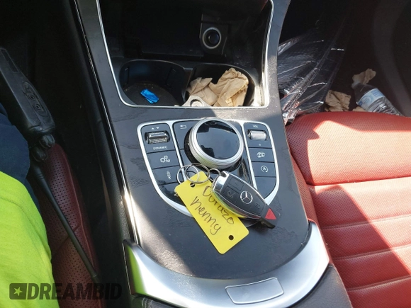 2018 Mercedes-Benz C 43 AMG with VIN 55SWF6EB5JU254522, listed as a IAAI auction lot 41669141 with 38,724 mi miles and . Bid and sale history available at carsss.com. Image 11.