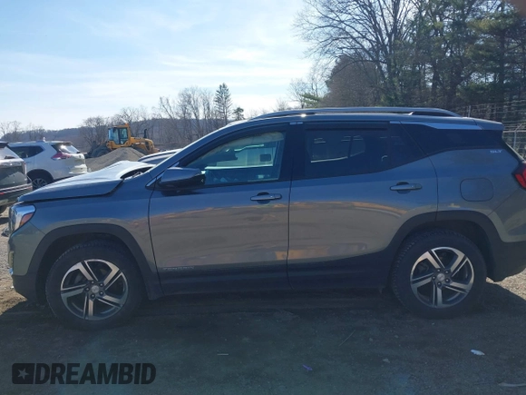 2020 GMC Terrain SLT with VIN 3GKALVEV0LL256695, listed as a IAAI auction lot 41847385 with 96,515 mi miles. Bid and sale history available at carsss.com. Image 14.