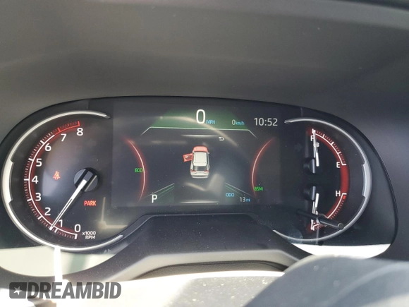2025 Toyota RAV4 XLE Premium with VIN 2T3C1RFV6SW393485, listed as a Copart auction lot 58411515 with 13 mi miles and Salvage title. Bid and sale history available at DreamBid. Image 9.