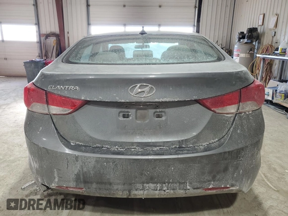 2013 Hyundai Elantra GLS z VIN 5NPDH4AE8DH373470, wystawiony jako Copart lot #42613285 z przebiegiem 208 511 mil mil oraz Szkoda całkowita • Salvage title. Historia ofert i sprzedaży dostępna na DreamBid. Obrazek 6.