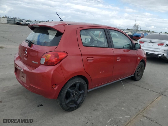 2015 Mitsubishi Mirage DE with VIN ML32A3HJ9FH045147, listed as a Copart auction lot 50801115 with 130,499 mi miles and Salvage Title. Bid and sale history available at carsss.com. Image 3.