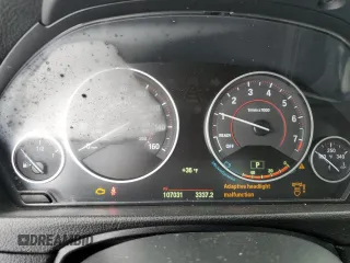 2015 BMW 4 Series 435i xDrive with VIN WBA3R5C58FK372610, listed as a Copart auction lot 43156135 with 107,031 mi miles and Salvage title. Bid and sale history available at DreamBid. Image 9.