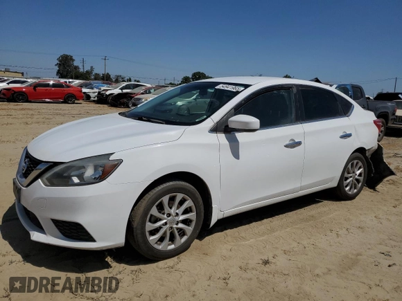 2019 Nissan Sentra S with VIN 3N1AB7APXKY381841, listed as a Copart auction lot 54941965 with 229,992 mi miles and Salvage title. Bid and sale history available at DreamBid. Image 1.