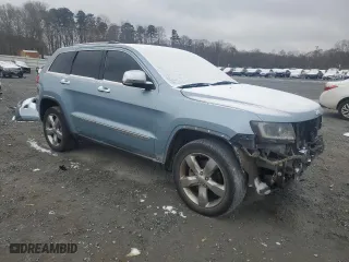 2013 Jeep Grand Cherokee Limited with VIN 1C4RJFBT0DC573452, listed as a Copart auction lot 45848055 with 202,496 mi miles and Salvage Title. Bid and sale history available at carsss.com. Image 4.