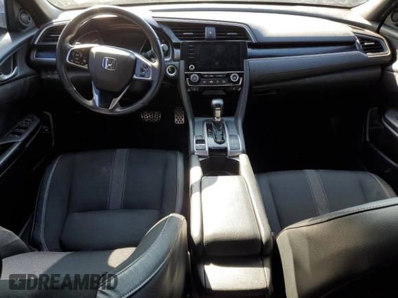 2019 Honda Civic Sedan Sport with VIN 2HGFC2F83KH015571, listed as a Copart auction lot 48197865 with 96,046 mi miles and Salvage Title. Bid and sale history available at carsss.com. Image 8.