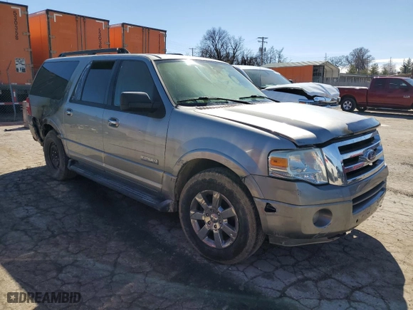 2008 Ford Expedition EL SSV with VIN 1FMFK165X8LA03961, listed as a Copart auction lot 47645095 with 0 mi miles and Salvage Title. Bid and sale history available at carsss.com. Image 4.