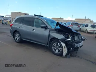 2020 Nissan Pathfinder SV with VIN 5N1DR2BN1LC617160, listed as a IAAI auction lot 42014922 with 34,547 mi miles and . Bid and sale history available at DreamBid. Image 1.