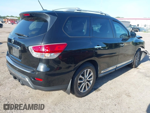2016 Nissan Pathfinder S with VIN 5N1AR2MN6GC650242, listed as a IAAI auction lot 42284603 with 134,627 mi miles and . Bid and sale history available at DreamBid. Image 4.