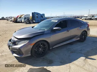 2020 Honda Civic Si with VIN 2HGFC1E57LH702572, listed as a Copart auction lot 50269585 with 126,077 mi miles and Salvage Title. Bid and sale history available at DreamBid. Image 1.