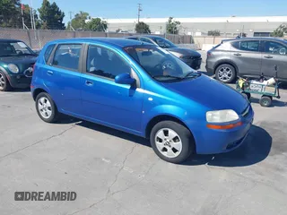 2007 Chevrolet Aveo LS with VIN KL1TD66607B697370, listed as a IAAI auction lot 42792983 with 110,663 mi miles and . Bid and sale history available at DreamBid. Image 1.