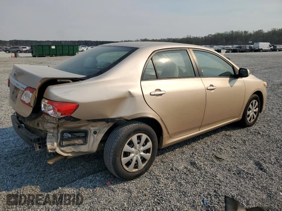 2011 Toyota Corolla L with VIN JTDBU4EE9B9130060, listed as a Copart auction lot 51038415 with 140,396 mi miles and Salvage Title. Bid and sale history available at carsss.com. Image 3.