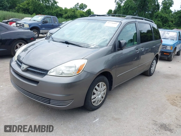 2005 Toyota Sienna CE with VIN 5TDZA23C35S334713, listed as a IAAI auction lot 42776085 with 192,370 mi miles and . Bid and sale history available at DreamBid. Image 2.