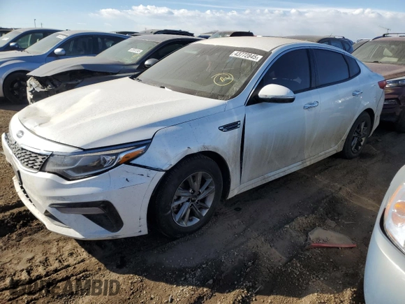 2019 Kia Optima LX with VIN 5XXGT4L32KG364232, listed as a Copart auction lot 43772845 with 45,402 mi miles and Salvage Title. Bid and sale history available at DreamBid. Image 1.
