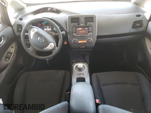 2016 Nissan LEAF S with VIN 1N4BZ0CPXGC315085, listed as a Copart auction lot 61111805 with 65,201 mi miles and Salvage title. Bid and sale history available at DreamBid. Image 8.
