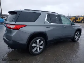 2021 Chevrolet Traverse LT Leather with VIN 1GNERHKWXMJ144304, listed as a Copart auction lot 85142024 with 65,695 mi miles and Salvage Title. Bid and sale history available at carsss.com. Image 3.