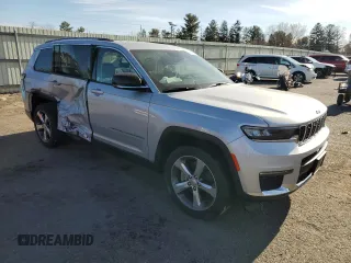 2021 Jeep Grand Cherokee Limited with VIN 1C4RJKBGXM8185112, listed as a Copart auction lot 81124324 with 72,742 mi miles and Salvage title. Bid and sale history available at DreamBid. Image 4.
