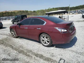 2012 Nissan Maxima 3.5 S with VIN 1N4AA5AP5CC823655, listed as a Copart auction lot 51060235 with 174,217 mi miles and Salvage Title. Bid and sale history available at carsss.com. Image 2.