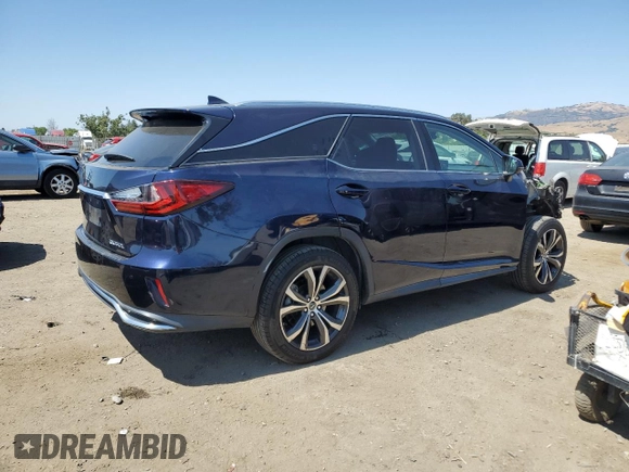 2020 Lexus RX 350L with VIN JTJHZKFA1L2021675, listed as a Copart auction lot 62547055 with 86,461 mi miles and Salvage title. Bid and sale history available at DreamBid. Image 3.