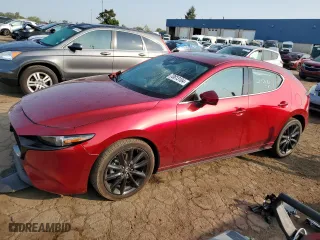 2019 Mazda Mazda3 Hatchback w/Premium Pkg with VIN JM1BPANM7K1145264, listed as a Copart auction lot 70813104 with 42,043 mi miles and Salvage Title. Bid and sale history available at carsss.com. Image 1.