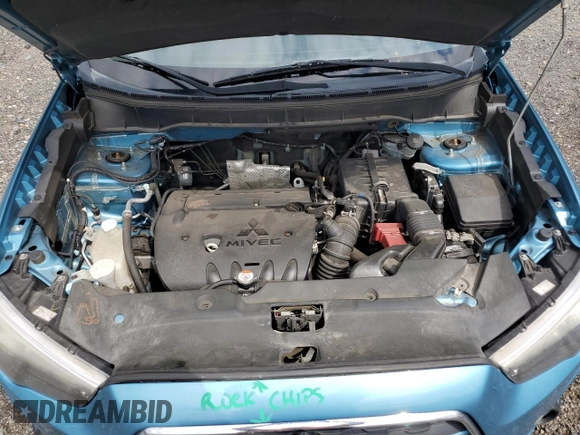 2014 Mitsubishi Outlander SE with VIN 4A4AR4AUXEE012971, listed as a Copart auction lot 59278935 with 141,263 mi miles and Salvage title. Bid and sale history available at DreamBid. Image 12.