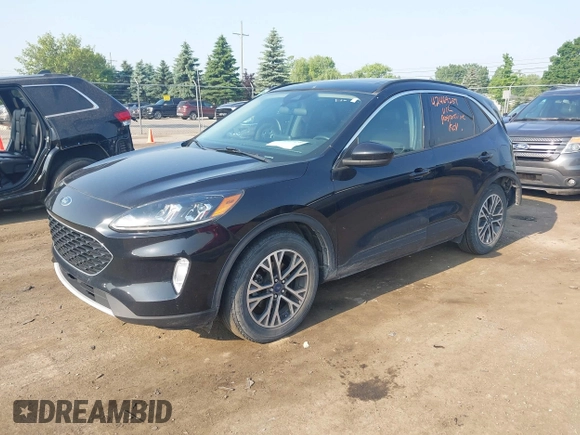 2020 Ford Escape SEL with VIN 1FMCU9H63LUA96861, listed as a IAAI auction lot 42469239 with 59,791 mi miles and . Bid and sale history available at DreamBid. Image 2.
