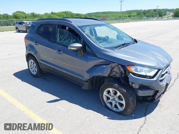 2018 Ford EcoSport SE z VIN MAJ6P1UL0JC188461, wystawiony jako IAAI lot #42325210 z przebiegiem 92 151 mil mil oraz . Historia ofert i sprzedaży dostępna na DreamBid. Obrazek 1.