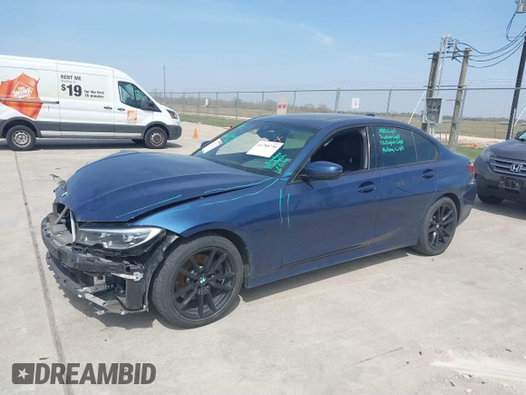2022 BMW 3 Series 330i с VIN 3MW5R1J06N8C32399, выставлен на аукционе IAAI как лот 41788730 с пробегом 53 691 миль миль и . История ставок и продаж доступна на DreamBid. Изображение 2.