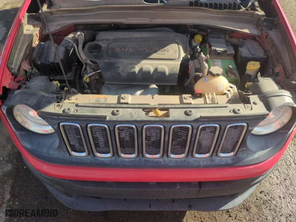 2017 Jeep Renegade Sport with VIN ZACCJAAB7HPF16572, listed as a Copart auction lot 49068505 with 83,952 mi miles and Salvage Title. Bid and sale history available at carsss.com. Image 12.